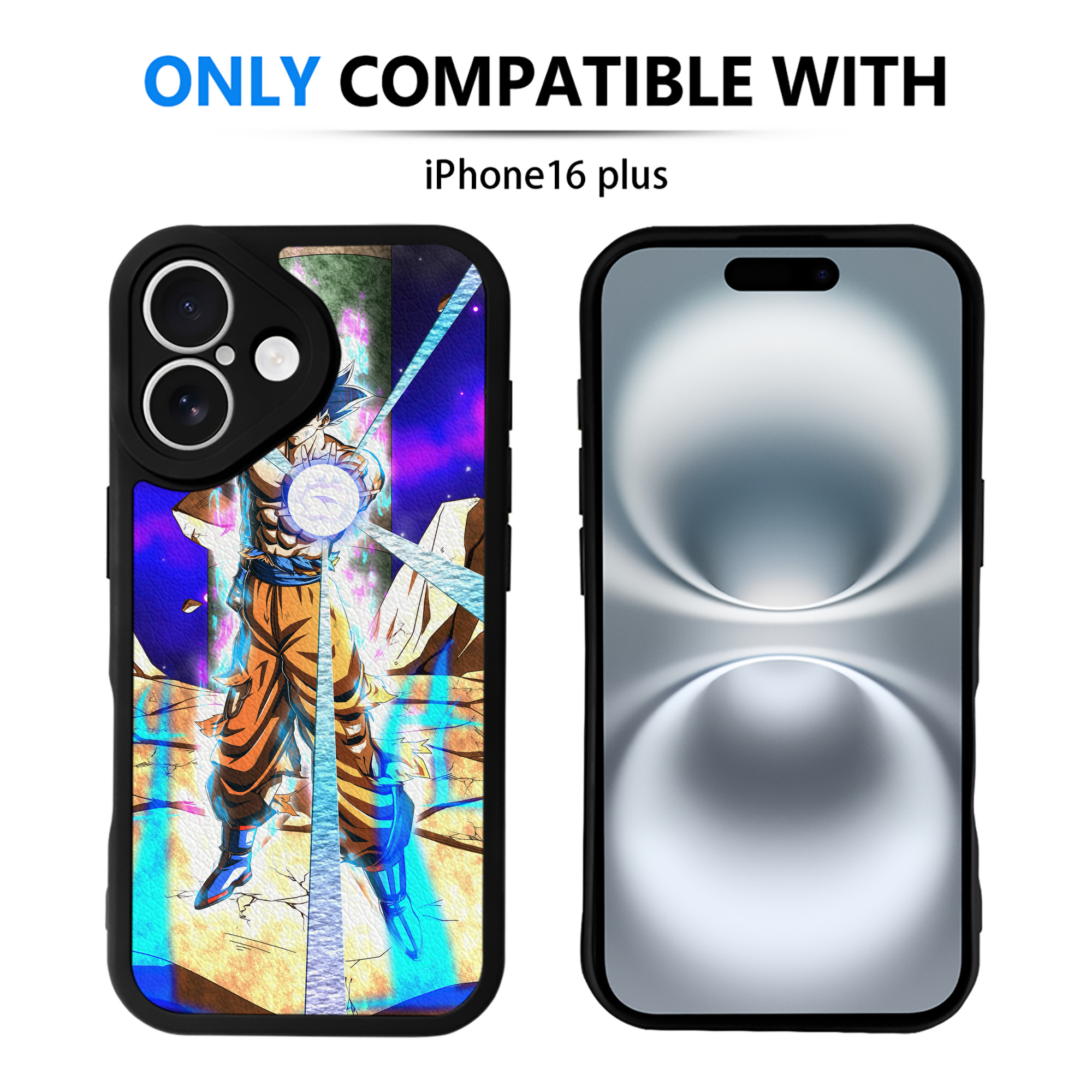 （画像用） ドラゴンボール DRAGON BALL 【iPhone 16シリーズ対応】シリコンスマホケース（レザー調） 材質：シリコン